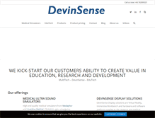 Tablet Screenshot of devinsense.com